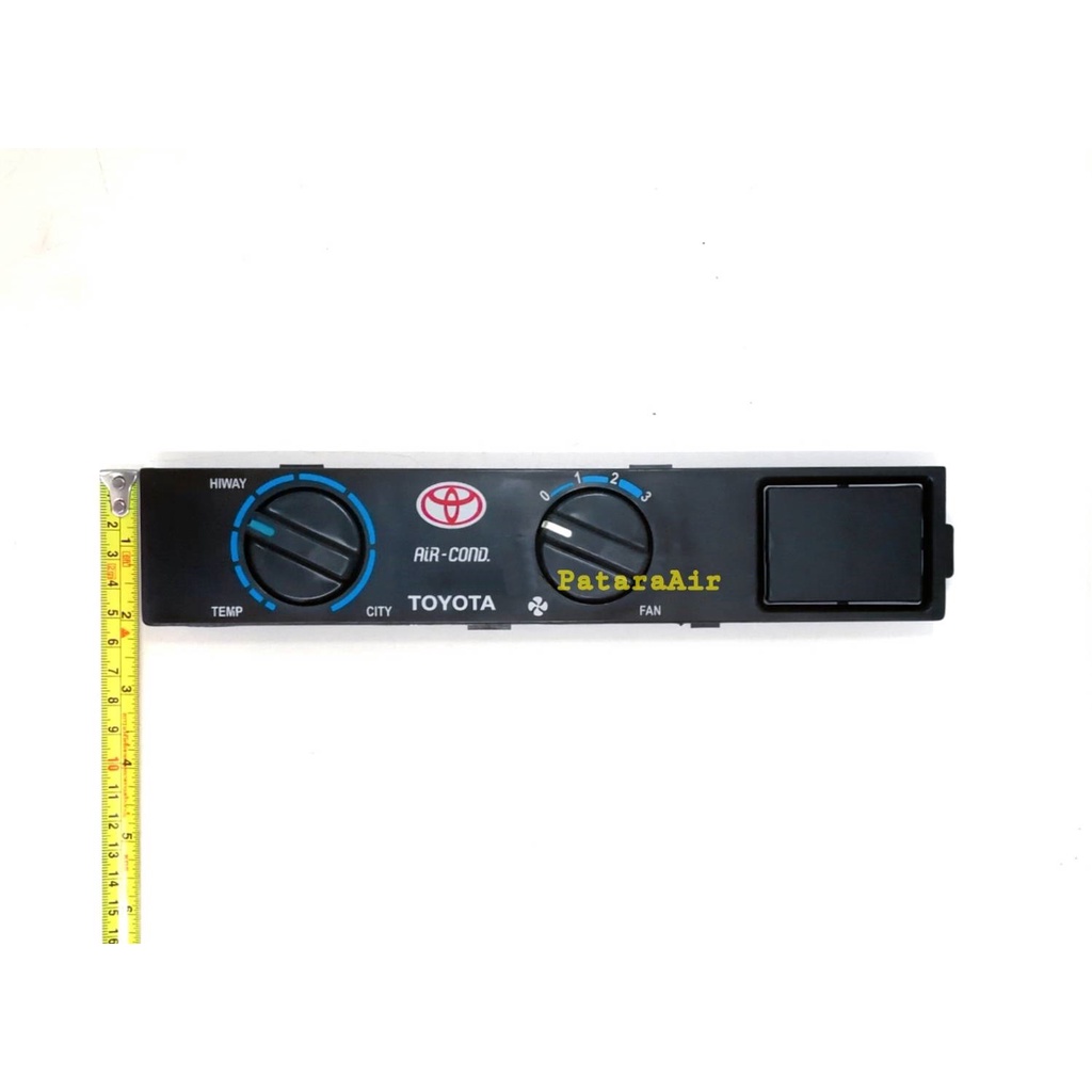แผงหน้าปัดแอร์ ชุดสวิทช์ควบคุมแอร์ Toyota +เทอร์โมแอร์+สวิทช์พัดลมแอร์ แผ่นป้าย Mighty X,Hero,โตโยต้า ไมตี้,ฮีโร่ - รูปที่ 4
