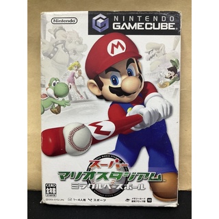 แผ่นแท้ [GC] [0103] Super Mario Stadium - Miracle Baseball (DOL-P-GYQJ) Mario Superstar Baseball Gamecube Game Cube