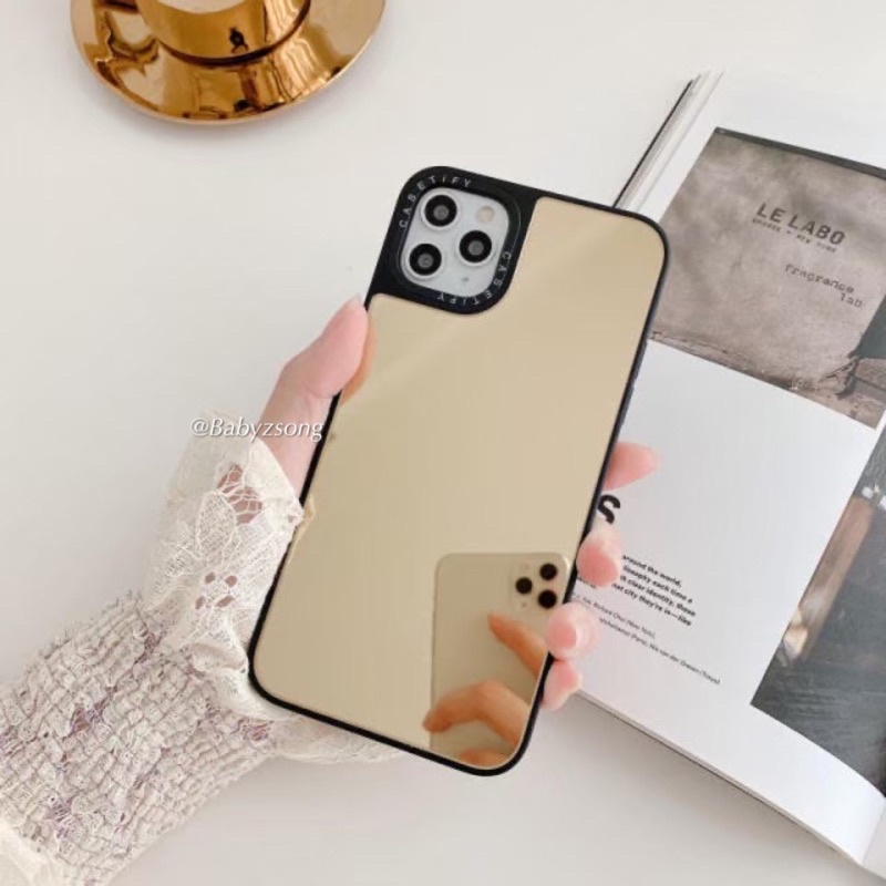 เคสกระจก Casetify Mirror เคสเรียบหรู เคสกระจกเทียม เคสไอโฟน 678se20 13 13pro 13promax ครบรุ่น 7301