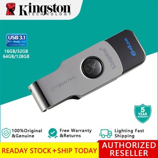 แฟลชไดรฟ์แฟลชไดรฟ์ Kingston Dtswivl Usb 3 . 1 ความเร็วสูง 16 Gb / 32 Gb / 64 Gb / 128 Gb