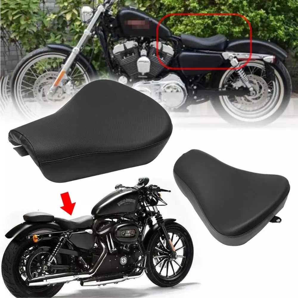 Tutoo เบาะรองนั่งเดี่ยวด้านหน้ารถจักรยานยนต์สําหรับ Harley Sportster XL883 48