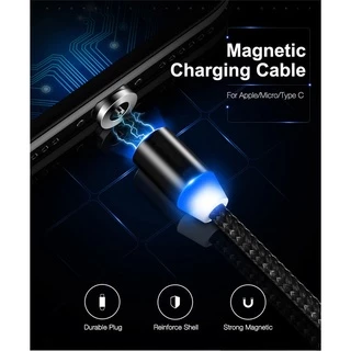 อะแดปเตอร์สายชาร์จ Type C Micro USB C แม่เหล็ก ทรงกลม 5 ชิ้น