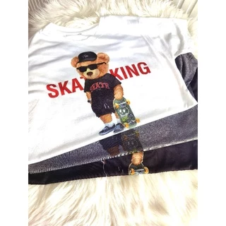 ⚡️ พร้อมส่ง⚡️เสื้อทีเชิร์ตเสื้อยืดคอกลมแฟชั่น