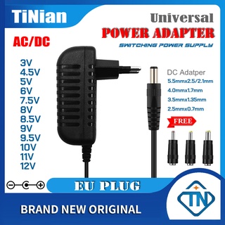 Universal 3V 5V 6V 7.5V 8V 8.5V 9V 9.5V 10V 11V 12V 200mA 300mA 500mA 600mA 800mA 1A 1.5A 2A 3A อะแดปเตอร์ AC / DC แหล่งจ่ายไฟ