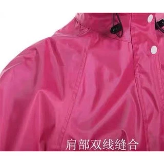 ชุดกันฝน เสื้อกันฝน สีกรมท่า มีแถบสะท้อนแสง รุ่น หมวกติดเสื้อ Waterproof Rain Suit