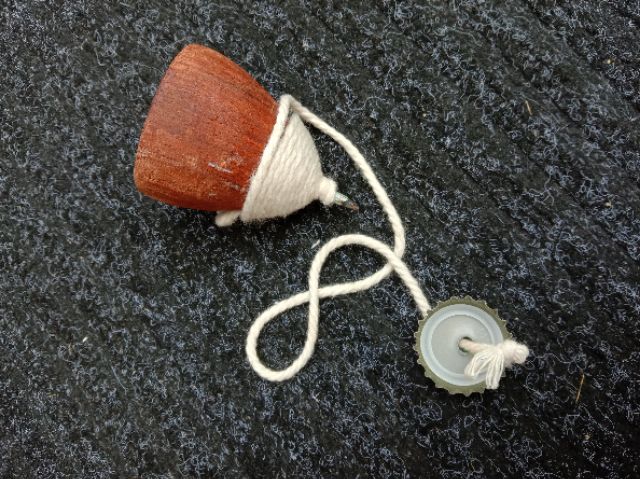 ลูกข่าง ไม้เนื้อแข็ง ธรรมชาติ โบราญ - รูปที่ 4