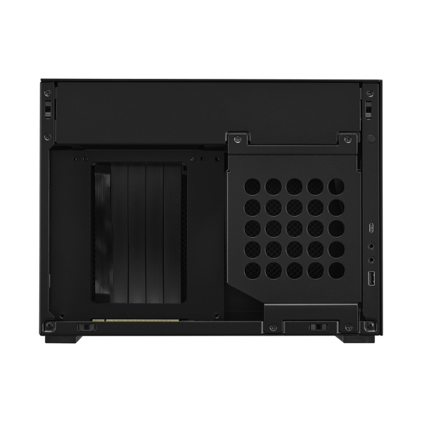 LIAN LI A4H2O Mini-ITX Case Silver  Black With PCIe Riser 4.0