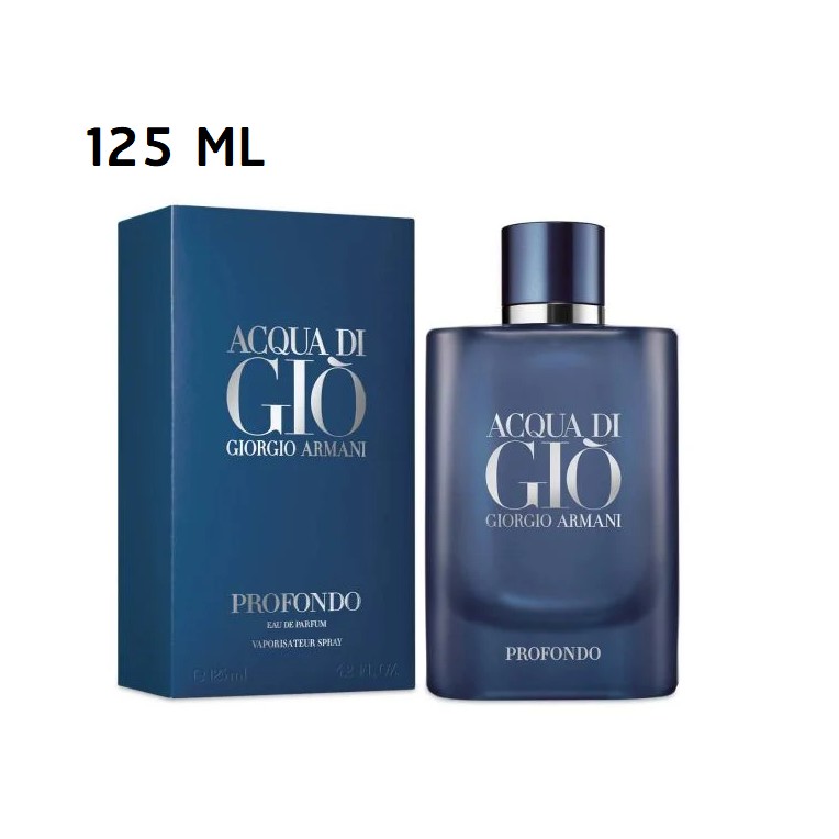 (125 ML) GIORGIO Armani Acqua Di Gio Profondo EDP 125 ml. กล่องซีล