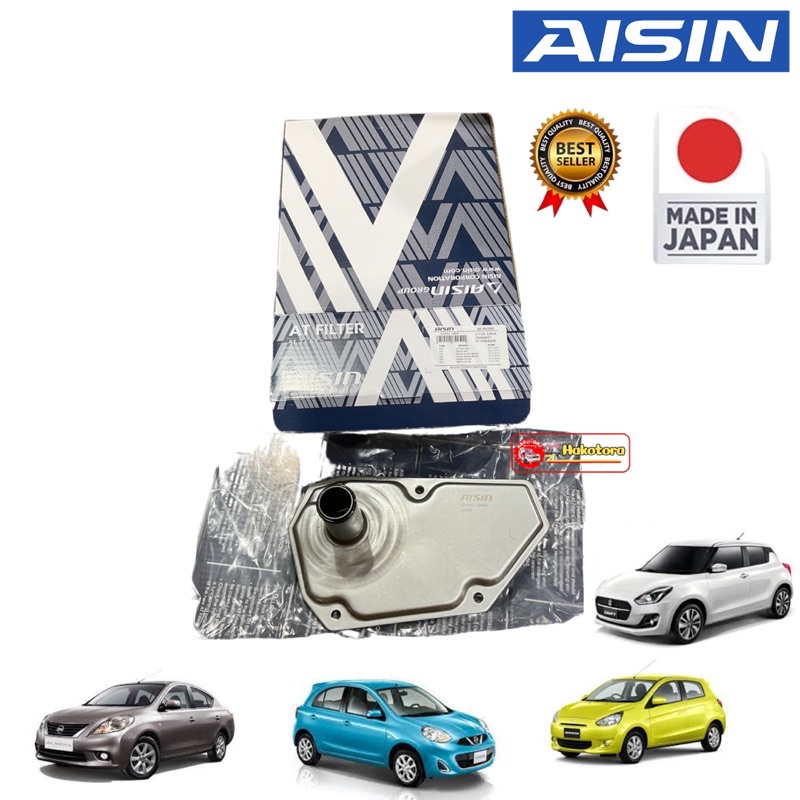 AISIN กรองเกียร์ ออโต้+ปะเก็นยาง Nissan Almera March Juke Sylphy Pulsar Note/ 31728-3JX0A STAAZ-4004