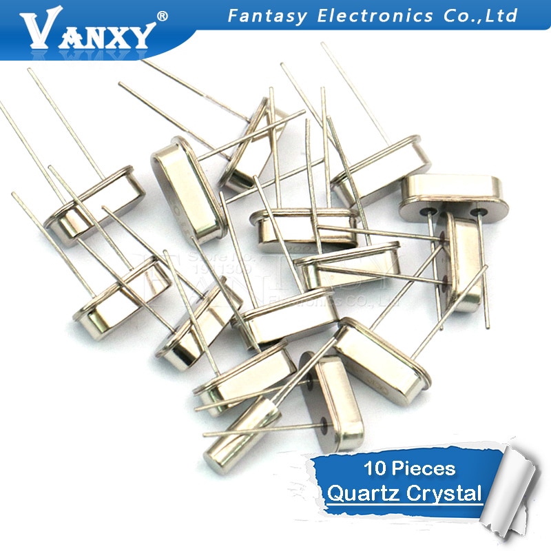 10PCS 4Mhz 6Mhz 8Mhz 12Mhz 16Mhz 20Mhz 24Mhz  32.768K 2*6  32.768K 3*8  Quartz Crystal Resonator Pas