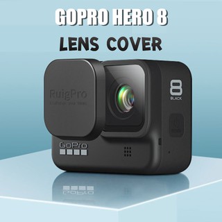 GOPRO HERO 8 ฝาปิดเลนส์ เคสยาง เคสกันกระแทก Silicone ฟิล์มกันรอยกระจก tempered Glass เคส พร้อมสายคล้อง case for Gopro 8