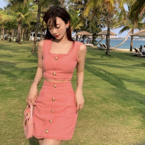 JARINYA 💛Set เสื้อ+กระโปรง ผ้าทวิตชาแนล เกรดพรีเมี่ยม งานสวย งานแพงมาก ลูกคุณหนู ลูกคุณที่สุด งานแต่