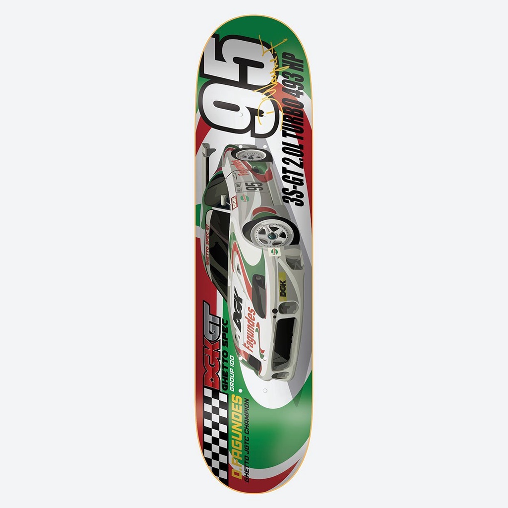 DGK Ghetto GT Fagundes Skateboard Deck 8.25"