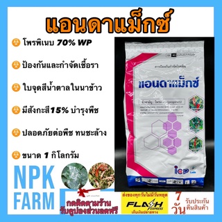 แอนดาแม็กซ์ ขนาด 1 กิโลกรัม โพรพิเนบ สารตัวเดียวกับแอนทราโคล ป้องกันและกำจัด ราแป้ง ใบจุด ราน้ำค้าง ใบลาย แอนแทรกโนส