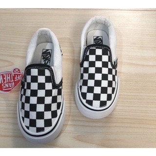 รองเท้า  Vans slip on รองเท้าเด็ก (รองเท้าเด็กผู้หญิงและชาย)