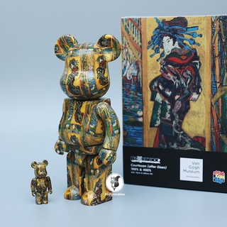 Bearbrick Van Gogh Museum Courtesan (after Eisen) 400% &amp; 100%