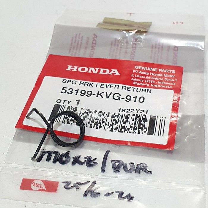 RIGHT BRAKE HANDLE SPRING BEAT SCOOPY VARIO 110 125 150 53199-KVG-910 AHM
