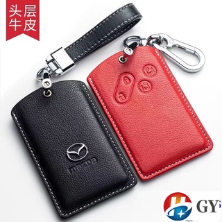 เคสกุญแจรีโมทรถยนต์ แบบหนัง สําหรับ Mazda 3 Mazda 2 Mazda 3 Mazda 6 CX3 CX5 CX9 MX5 2 3 CX5 Soul Moving Case CX5