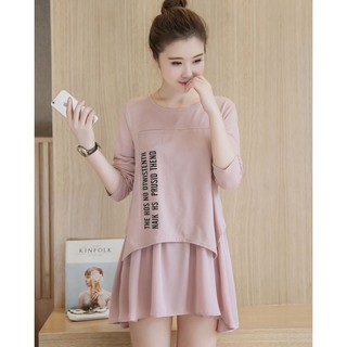 ชุดคลุมท้อง Style &amp; Co Set of 2 Nursing Dress with Cover