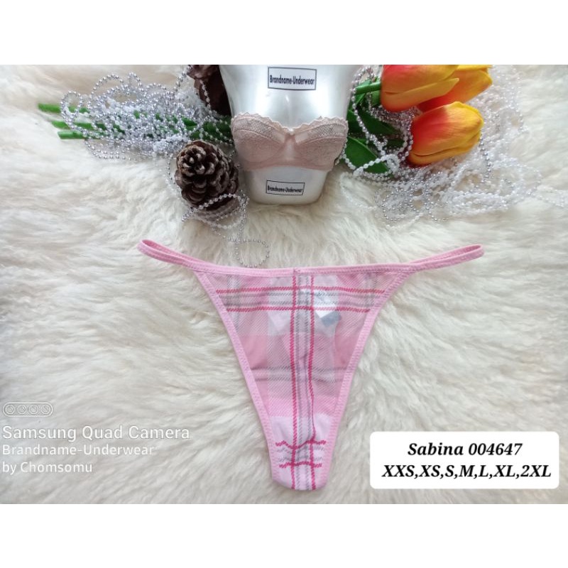 Sabina ทรงเล็ก Size XxS,XS,S,M,L,XL ชุดชั้นใน/จีสตริง(G-string) 04647