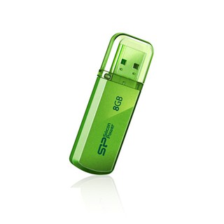 Silicon Power FLASH DRIVE 8GB HELIOS 101 (GREEN) สินค้าใหม่ มีแพคเกจ รับประกัน5ปี