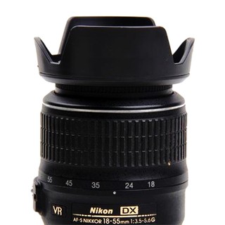 Hood HB-45ll กลีบดอกไม้ สำหรับเลนส์ ฮูด ((ใช้สำหรับ Nikon AF-S DX NIKKOR 18-55mm f/3.5-5.6G VR ))** โปรดเช็ครุ่นก่อนสั่ง