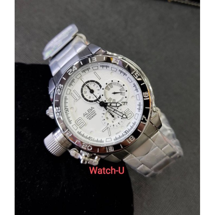 นาฬิกา ALBA Commando Chronograph Men's Watch รุ่น AF8T87X1 AF8T87X AF8T87 รับประกันศูนย์บ.ไซโก(ประเทศไทย)