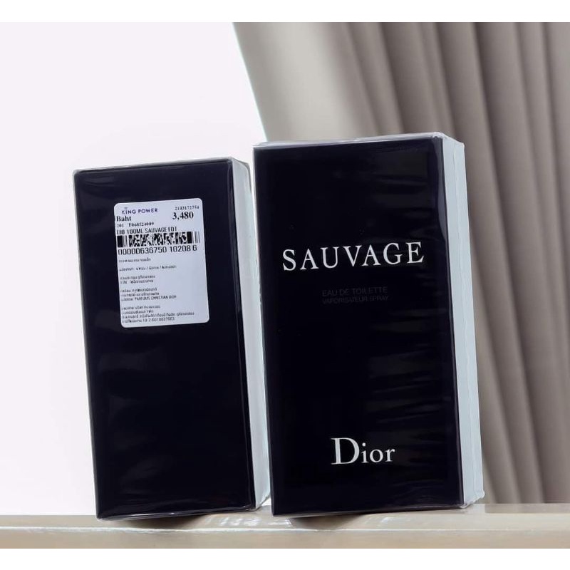 Dior​ sauvage​ edt​ 100 ml. กล่องซีล