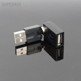 Superage อะแดปเตอร์ Usb A ตัวผู้ เป็นตัวเมีย หมุนได้ 360 องศา สําหรับ Pc แล็ปท็อป ทีวี โทรศัพท์มือถือ