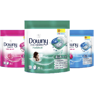 [แพคสุดคุ้ม] Downy ดาวน์นี่ เจลบอลซักผ้า ผลิตภัณฑ์ซักผ้า สูตรเข้มข้น 25 ลูก x2 แพ็ค