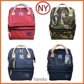 NY แท้100% กระเป๋าเป้ New york yankees Majoe League Basebooll รุ่นผ้า DuPont Cordura (แถมพวงกุญแจตุ๊กตา)