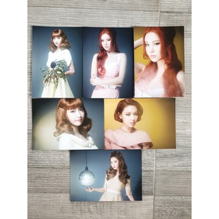 Girls Generation Lion Heart Postcard โปสการ์ด ยูนอา ซอฮยอน ซูยอง ยูริ YoonA Seohyun Sooyoung Yuri