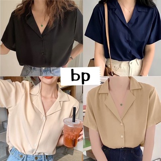 เสื้อเชิ้ตสีเอิร์ทโทน bp 15สี UNIEX oversize สไตล์🇰🇷 M-2XL ใส่สบายได้ทุกวัน