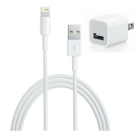 Apple สายชาร์จ iPhone6s/6Plus/6/5/5S/5c (White) Free หัวชาร์จ USB