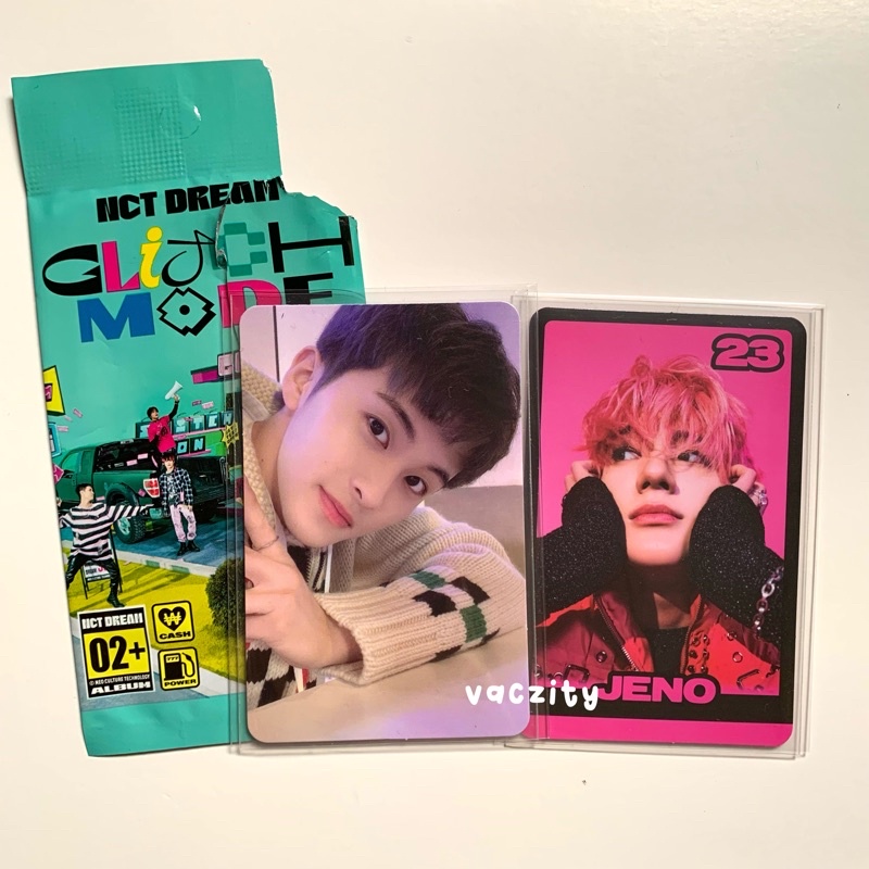 [แกะกล่อง] Trading Card Glitch Mode B ver (Mark Selca+Jeno Concept)