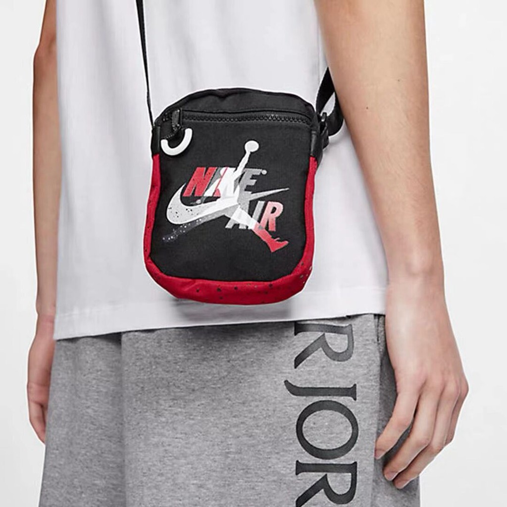 Nike Air Jordan กระเป๋าสะพายไหล่กระเป๋าคาดเอวสําหรับผู้ชาย Crossbody