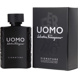 น้ำหอมแท้100% SALVATORE FERRAGAMO Uomo signature EDP 100ml.