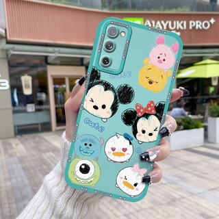 เคสโทรศัพท์มือถือ ซิลิโคนนิ่ม กันกระแทก กันรอยกล้อง ลายการ์ตูนมิกกี้ มินนี่เมาส์น่ารัก สําหรับ Samsung Galaxy S20 FE 4G S20 FE 5G