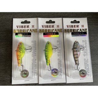 ปลายาง VIBER II HERICANE เหยื่อปลอมสำหรับช่อน กะพง มี 2 ขนาด 40mm/12g  60mm/16g