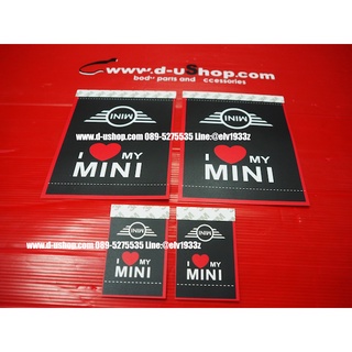 ป้ายแท็กติดประตูรถ Mini ลาย I Love MINI