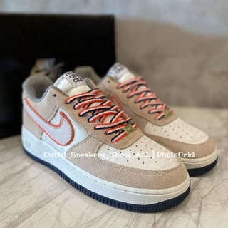 รองเท้า Nike Air Force 1 Athletic Club Sail Orange Khaki ใส่ได้ ทั้ง ชาย หญิง ส่งฟรี