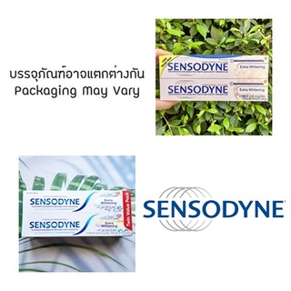 60% OFF สินค้า Exp 07/23. ยาสีฟัน เซ็นโซดายน์ Sensodyne® Sensitivity Toothpaste Extra Whitening for Sensitive Teeth 113g