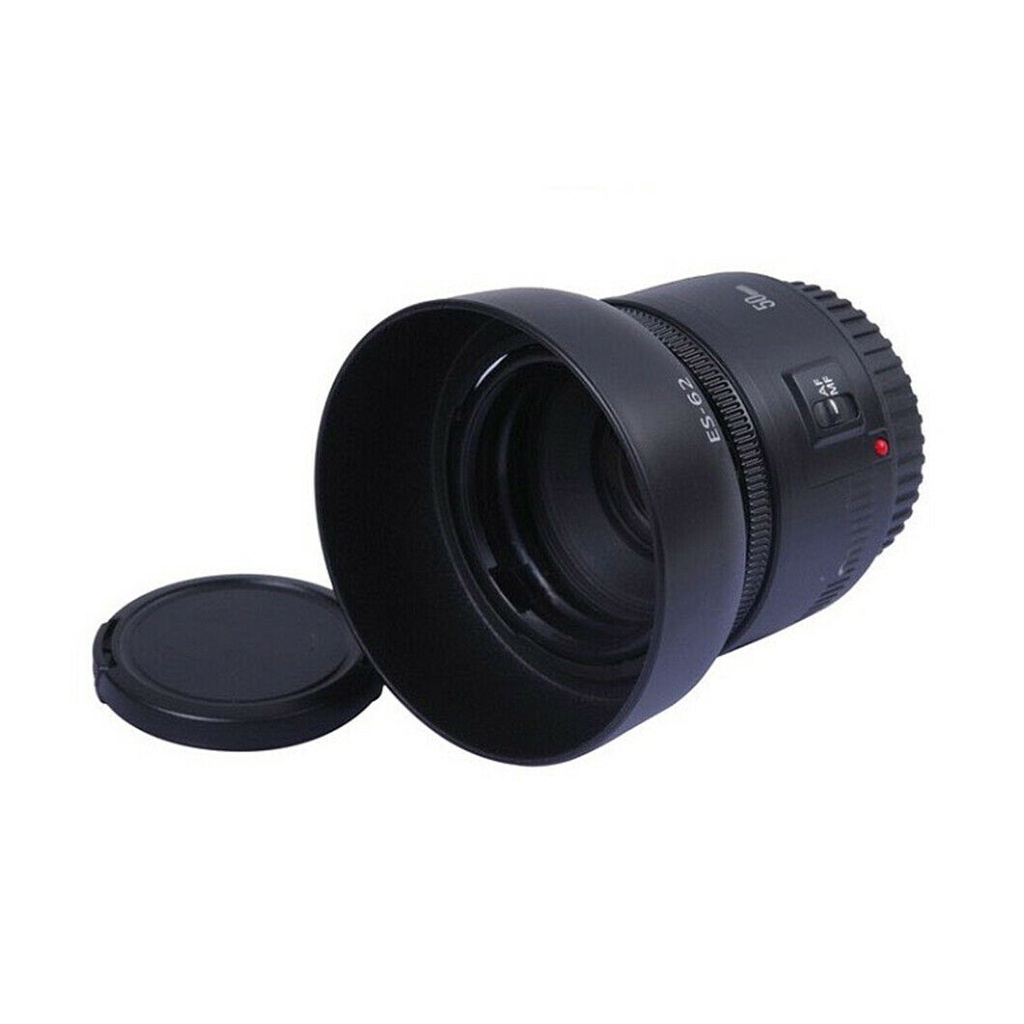 ES-62 Lens Hood for Canon EF 50mm f1.8 II YN50mm F1.8 YN35mm F2.0 Canon ฮูดเลนส์ แคนอน YN50 YN35 มี2แบบ กลม กลีบดอกไม้