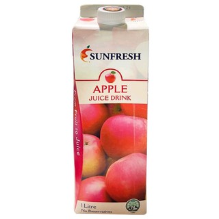 น้ำแอปเปิ้ล Sunfresh Apple Juice 1 ltr.