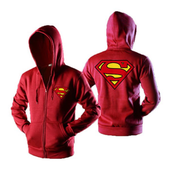 MERAH Batman Jacket / Zipper / Hoodie / Sweater - สีแดง