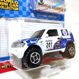 รถเหล็ก Majorette Mitsubishi Pajero Motor HP Blue มิตซูบิชิ ปาเจโร สีฟ้า (แพ๊กนอก)