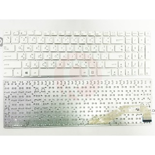 KEYBOARD ASUS X540 X540L X540LA X540LJ X540S X540SA X540SC K540L ไทย-อังกฤษ (สีข