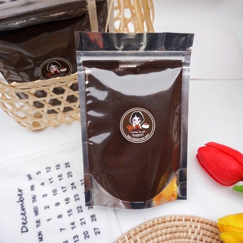 (C9) สครับกาแฟ ผิวสวย กากกาแฟสครับผิว 50 กรัม