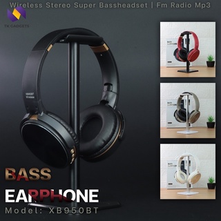 หูฟังบลูทูธ super bassXB950BT Smart HIFI ไมค์คุยได้ ปรับขยายได้ รับสายวางสายปรับเสียง เปิดปิด เปลี่ยนโหมด AUX sdcard