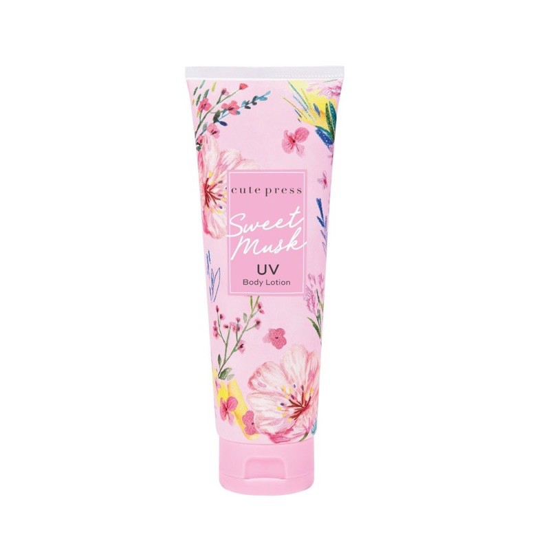 ของเเท้ Cute Press Sweet Musk UV Body Lotion คิวท์เพรส โลชั่น
